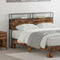 vidaXL Storage Headboard with Shelf Smoked oak 160 cm Engineered wood