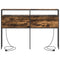 vidaXL Storage Headboard with Shelf Smoked oak 160 cm Engineered wood