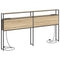 vidaXL Storage Headboard with Shelf Sonoma oak 200 cm Engineered wood