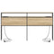 vidaXL Storage Headboard with Shelf Sonoma oak 200 cm Engineered wood