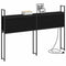 vidaXL Storage Headboard with Charging Station Black oak 135 cm
