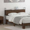 vidaXL Storage Headboard with Charging Station Brown oak 140 cm