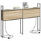 vidaXL Storage Headboard with Charging Station Sonoma oak 160 cm