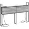 vidaXL Storage Headboard with Charging Station Grey sonoma 160 cm