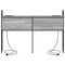 vidaXL Storage Headboard with Charging Station Grey sonoma 160 cm
