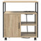 vidaXL Office Cabinet with Charging Station Sonoma oak 61 x 46 x 67 cm