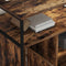 vidaXL Office Cabinet with Charging Station Smoked oak 61 x 46 x 67 cm
