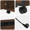 vidaXL Office Cabinet with Charging Station Brown oak 61 x 46 x 67 cm