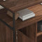 vidaXL Office Cabinet with Charging Station Brown oak 61 x 46 x 67 cm