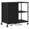 vidaXL Office Cabinet Black oak 76 x 41 x 72 cm Engineered wood