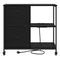 vidaXL Office Cabinet Black oak 76 x 41 x 72 cm Engineered wood
