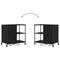 vidaXL Office Cabinet Black oak 76 x 41 x 72 cm Engineered wood