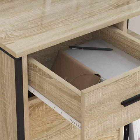 vidaXL Office Cabinet Sonoma oak 76 x 41 x 72 cm Engineered wood