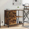 vidaXL Office Cabinet Smoked oak 76 x 41 x 72 cm Engineered wood
