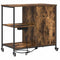 vidaXL Office Cabinet Smoked oak 76 x 41 x 72 cm Engineered wood