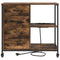 vidaXL Office Cabinet Smoked oak 76 x 41 x 72 cm Engineered wood
