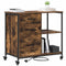 vidaXL Office Cabinet Smoked oak 76 x 41 x 72 cm Engineered wood
