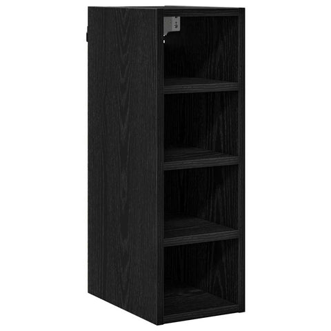 vidaXL Hanging cabinet with Shelf Riga Black oak 20 x 29.5 x 60 cm