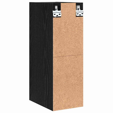 vidaXL Hanging cabinet with Shelf Riga Black oak 20 x 29.5 x 60 cm