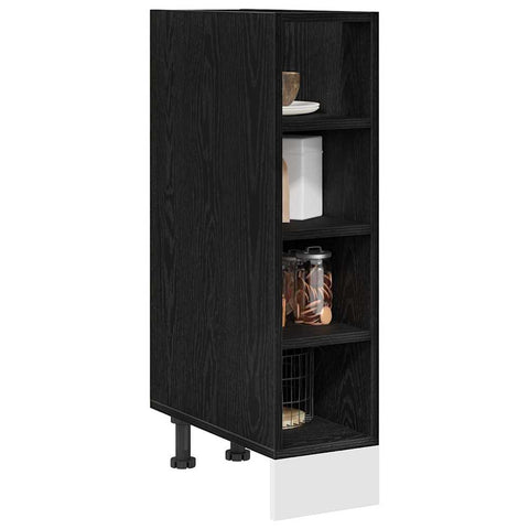 vidaXL Kitchen Base Cabinet Riga Black oak 20 x 44.5 x 81.5 cm