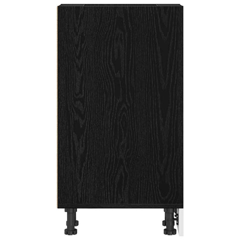 vidaXL Kitchen Base Cabinet Riga Black oak 20 x 44.5 x 81.5 cm