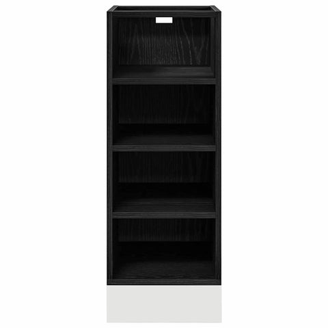 vidaXL Kitchen Base Cabinet Riga Black oak 30 x 44.5 x 81.5 cm