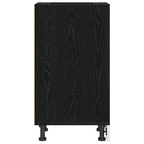 vidaXL Kitchen Base Cabinet Riga Black oak 30 x 44.5 x 81.5 cm