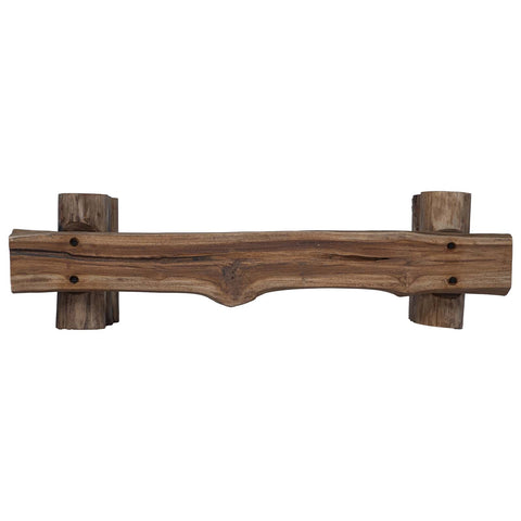 vidaXL Bench Natural 115 x 30 x 34 cm Solid Teak Wood