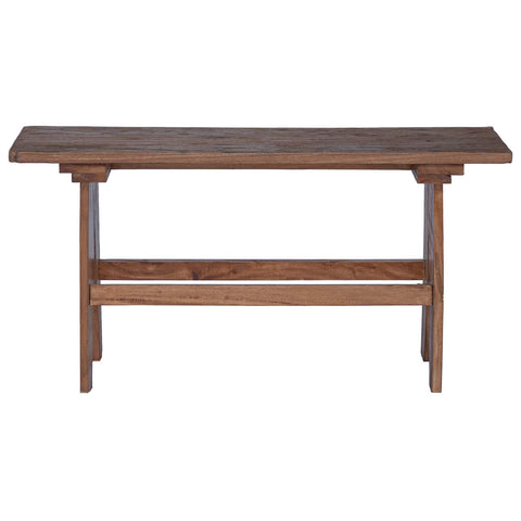 vidaXL Bench Natural 100 x 30 x 50 cm Solid Reclaim wood
