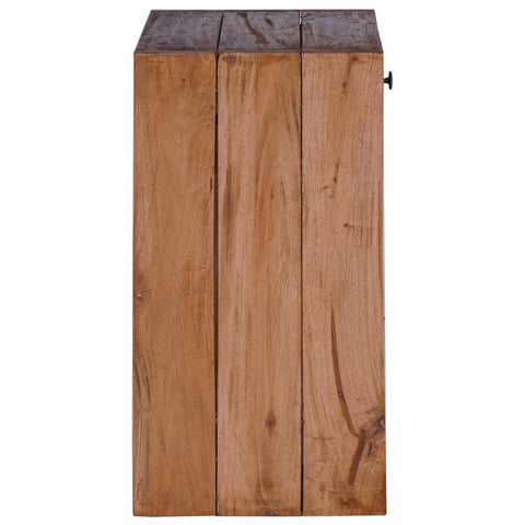 vidaXL Bedside Table Brown 63 x 30 x 79 cm Solid Mahogany Wood