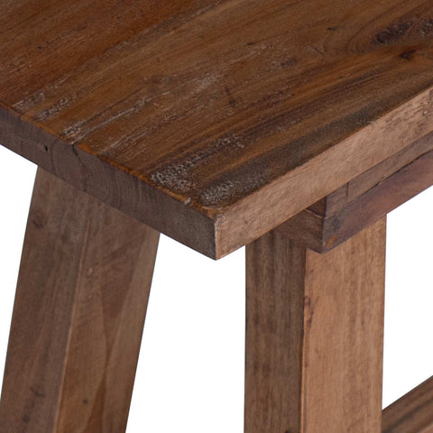 vidaXL Bench Natural 50 x 26 x 45 cm Mahogany Wood