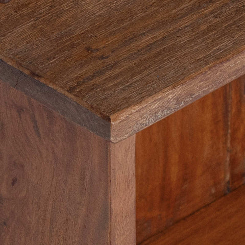 vidaXL Shelving with Shelf Brown 47 x 16 x 55 cm Solid Mahogany Wood