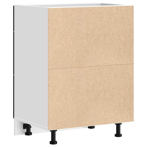 vidaXL Kitchen Base Cabinet Riga Black Oak 60 x 46 x 81.5 cm