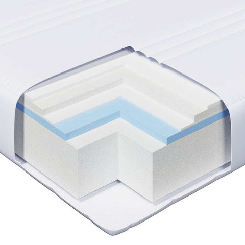 vidaXL Bed Frame with Mattress with Headboard Brown 80 x 200 cm