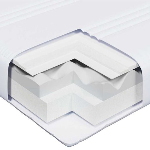 vidaXL Bed Frame with Mattress with Headboard Wax brown 80 x 200 cm