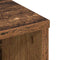 vidaXL Headboard Cabinet with Shelf Old wood Engineered wood