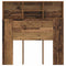 vidaXL Headboard Cabinet with Shelf Old wood Engineered wood