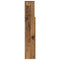 vidaXL Headboard Cabinet with Shelf Old wood Engineered wood