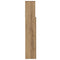 vidaXL Headboard Cabinet with Shelf Artisan oak 220 x 19 x 101.5 cm