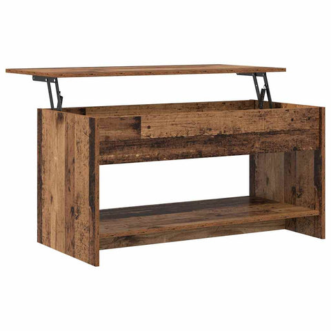 vidaXL Coffee Table Old wood 80 x 50.5 x 41.5 cm Engineered wood