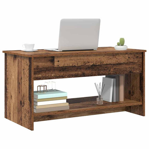 vidaXL Coffee Table Old wood 80 x 50.5 x 41.5 cm Engineered wood