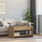 vidaXL Coffee Table Artisan oak 80 x 50.5 x 41.5 cm Engineered wood
