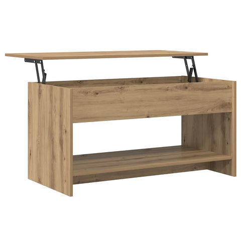 vidaXL Coffee Table Artisan oak 80 x 50.5 x 41.5 cm Engineered wood