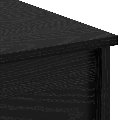vidaXL Coffee Table Black oak 80 x 50.5 x 41.5 cm Engineered wood