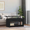 vidaXL Coffee Table Black oak 80 x 50.5 x 41.5 cm Engineered wood