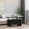 vidaXL Coffee Table Black oak 80 x 50.5 x 42.5 cm Engineered wood