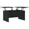vidaXL Coffee Table Black oak 80 x 50.5 x 42.5 cm Engineered wood