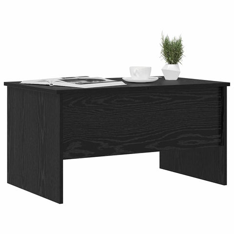vidaXL Coffee Table Black oak 80 x 50.5 x 42.5 cm Engineered wood