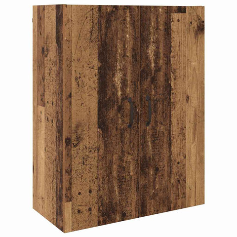 vidaXL Hanging cabinet Old wood 69.5 x 34 x 90 cm Engineered wood