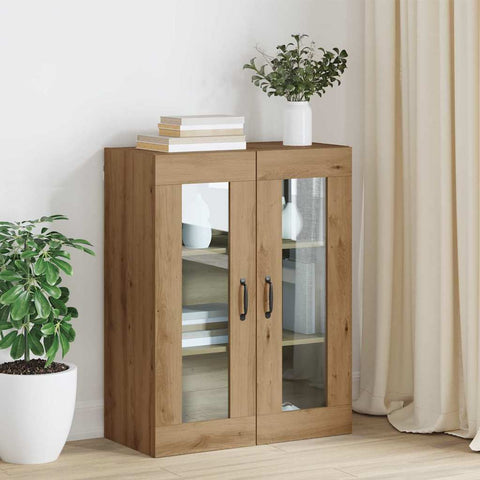 vidaXL Hanging Wall Cabinet Brown 69.5 x 34 x 90 cm Engineered wood